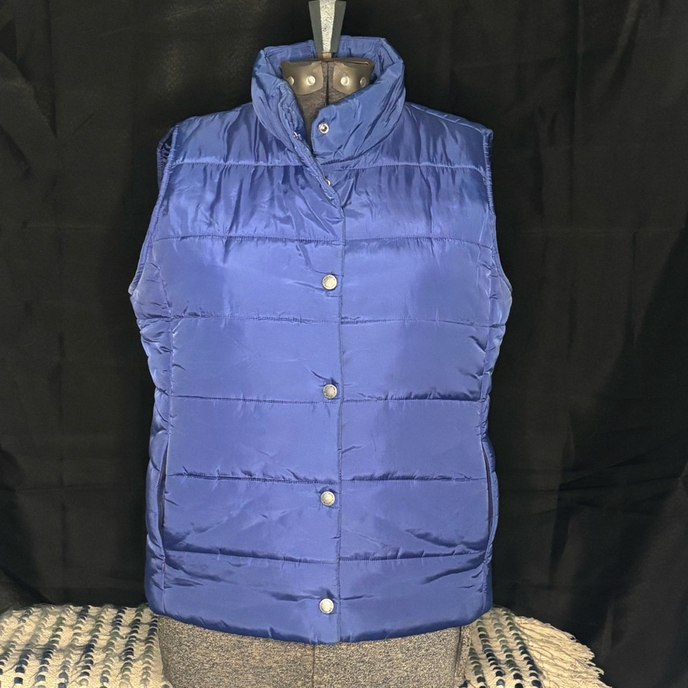 💙Daisy Fuentes💙 Blue Puffer Vest